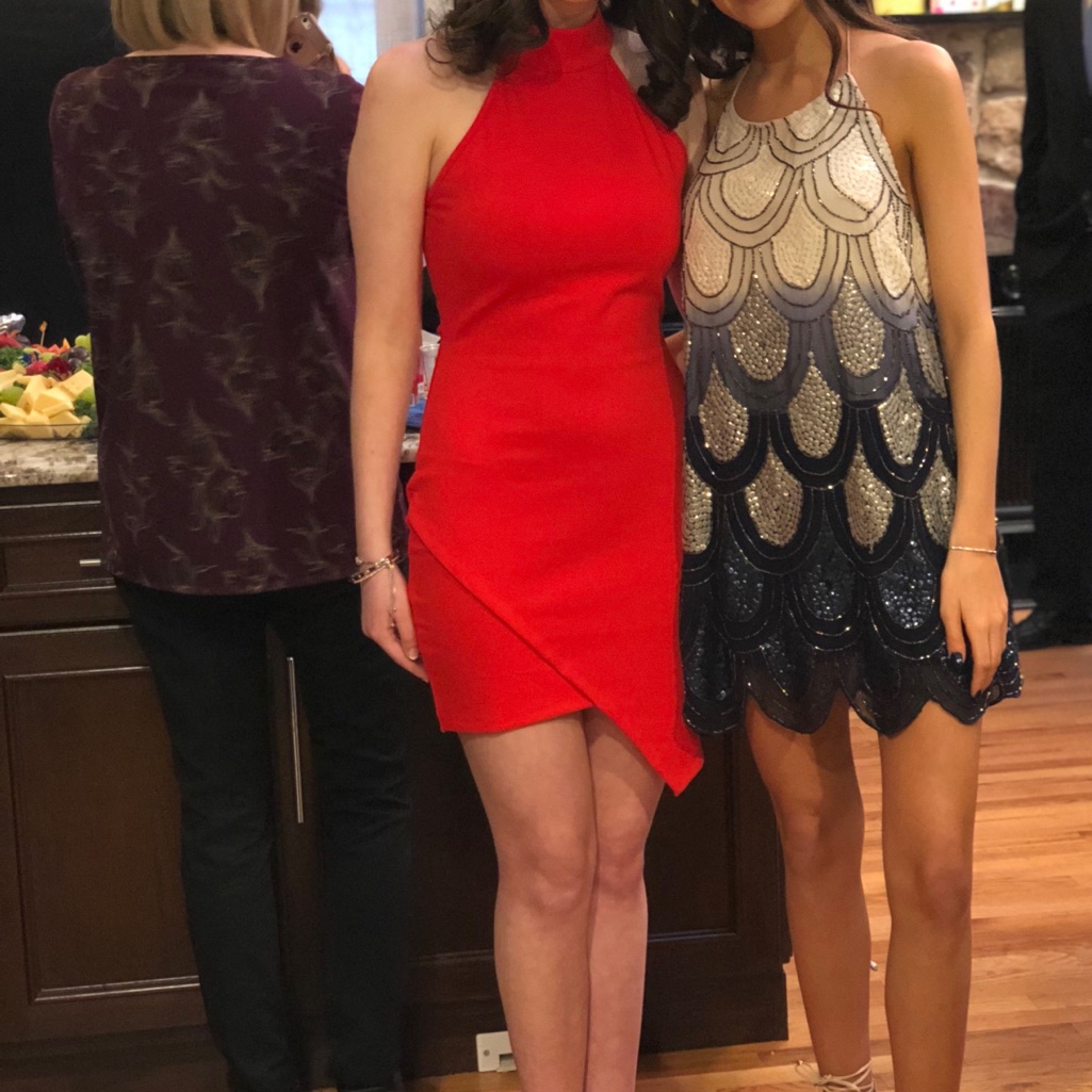Red Halter Neck Dress